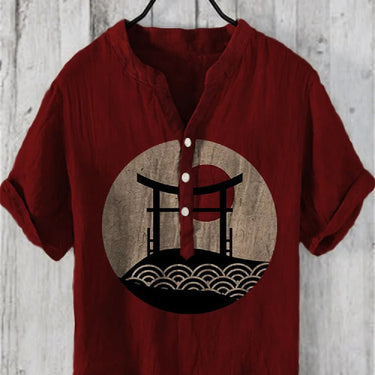 Men's Digital Printing Casual Fashion Personality Shirt